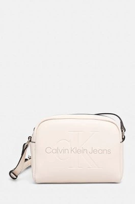 Calvin Klein Jeans torebka kolor beżowy K60K612220