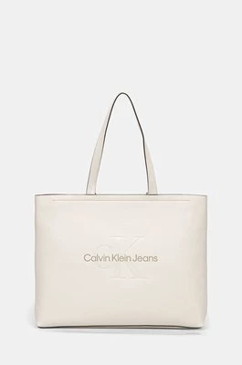 Calvin Klein Jeans torebka kolor beżowy K60K612222