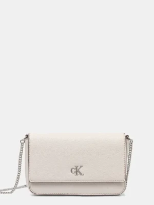 Calvin Klein Jeans torebka kolor beżowy LV04K1027G