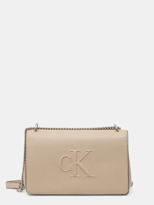 Calvin Klein Jeans torebka kolor beżowy LV04K3035G