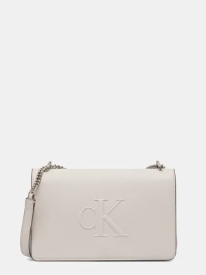 Calvin Klein Jeans torebka kolor beżowy LV04K3035G