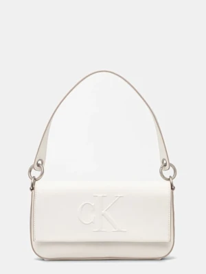 Calvin Klein Jeans torebka kolor biały LV04K3148G