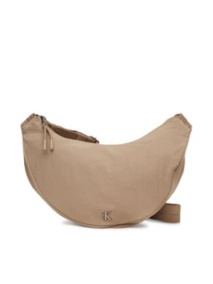 Calvin Klein Jeans Torebka Luna Nylon Sling Bag LV04K3095G Beżowy