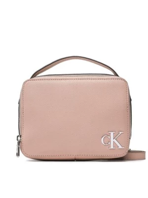 Calvin Klein Jeans Torebka Minimal Monogram Camera Bag18 K60K610331 Różowy