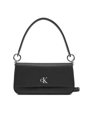 Calvin Klein Jeans Torebka Minimal Monogram Shoulder Pouch LV04K3161G Czarny
