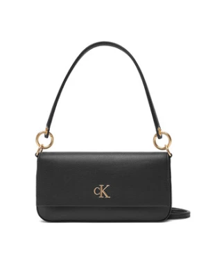 Calvin Klein Jeans Torebka Minimal Monogram Shoulder Pouch LV04K3161G Czarny