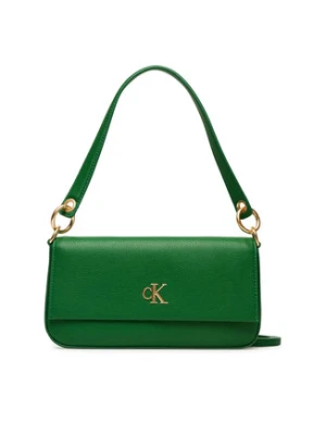 Calvin Klein Jeans Torebka Minimal Monogram Shoulder Pouch LV04K3161G Zielony
