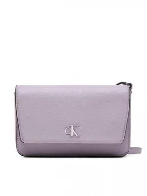 Calvin Klein Jeans Torebka Minimal Monogram Wallet W/Strap K60K610704 Fioletowy