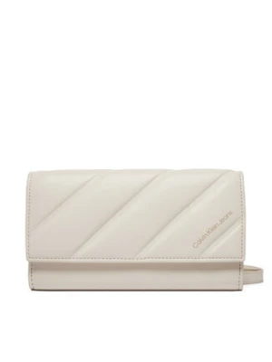 Calvin Klein Jeans Torebka Quil Ted Longfold K60K612257 Biały