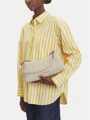 Calvin Klein Jeans Torebka Rouched Shoulder Bag LV04K3088G Écru