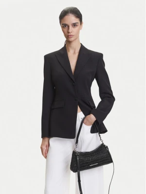 Calvin Klein Jeans Torebka Ruched Layla Shoulder Bag LV04K3088G Czarny