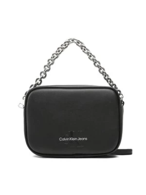 Calvin Klein Jeans Torebka Sculpted Camera Bag18 Chain K60K610564 Czarny