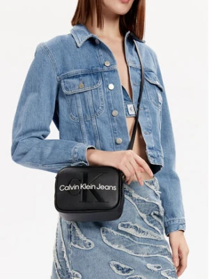 Calvin Klein Jeans Torebka Sculpted Camera Bag18 Mono K60K610275 Czarny