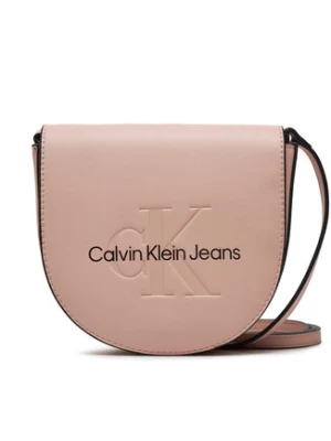 Calvin Klein Jeans Torebka Sculpted Mini Saddle Bag K60K611966 Różowy