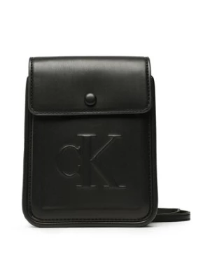 Calvin Klein Jeans Torebka Sculpted Ns Phone Cb Pipping K60K610352 Czarny