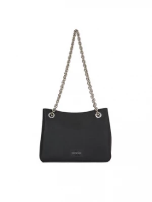 Calvin Klein Jeans Torebka Sculpted Shoulder Bag24 Chain K60K611185 Czarny