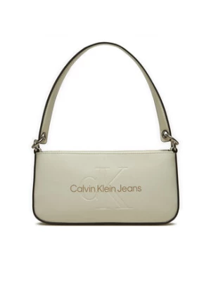 Calvin Klein Jeans Torebka Sculpted Shoulder Pouch25 Mono K60K610679 Beżowy