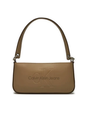 Calvin Klein Jeans Torebka Sculpted Shoulder Pouch25 Mono K60K610679 Brązowy