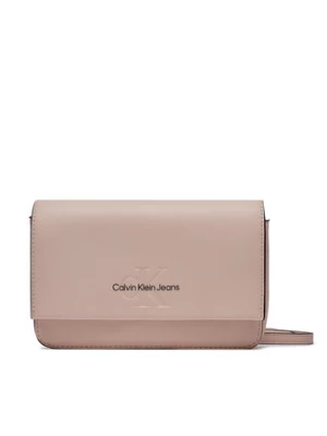 Calvin Klein Jeans Torebka Sculpted Wallet Ph Cb19 Mono K60K611543 Różowy
