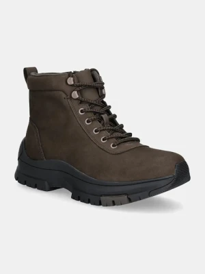 Calvin Klein Jeans trapery skórzane HYBRID WP BOOT LACEUP REBELLIOUS