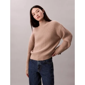 Calvin Klein Jeans Wełniany półgolf | Relaxed fit