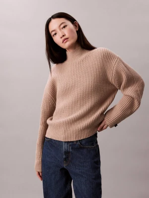 Calvin Klein Jeans Wełniany półgolf | Relaxed fit