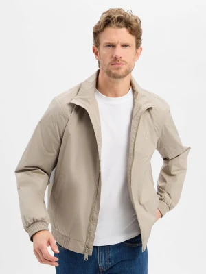 Calvin Klein Jeans Wiatrówka męska Mężczyźni Sztuczne włókno brązowy jednolity,