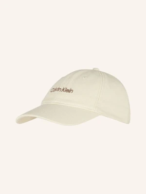 Calvin Klein Jeansowa Czapka Z Daszkiem weiss