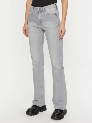 Calvin Klein Jeansy K20K208112 Szary Flared Leg