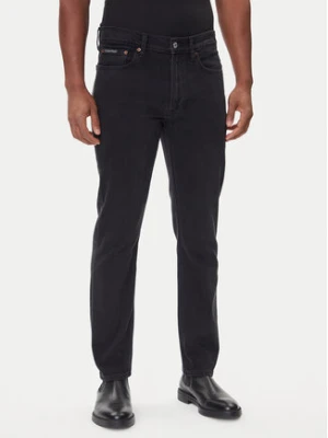 Calvin Klein Jeansy LV04RD902G Czarny Slim Fit