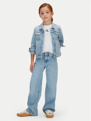 Calvin Klein Jeansy LVCKSJC02G Niebieski Wide Leg