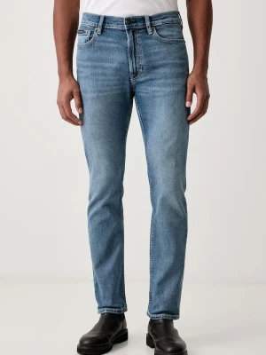 Calvin Klein jeansy straight męskie niebieski