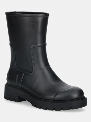 Calvin Klein kalosze MID RAINBOOT RUBBER damskie kolor czarny YW0YW02004
