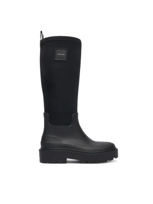 Calvin Klein Kalosze Rainboot High Rubber Neo HW0HW03180 Czarny