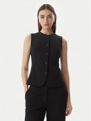 Calvin Klein Kamizelka LV044G414G Czarny Regular Fit