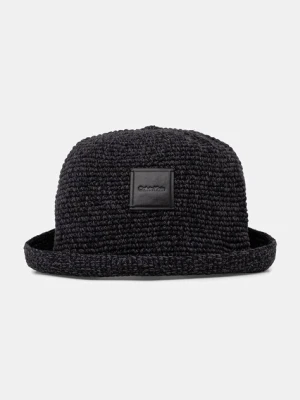 Calvin Klein kapelusz bawełniany kolor czarny bawełniany LV04K5064G