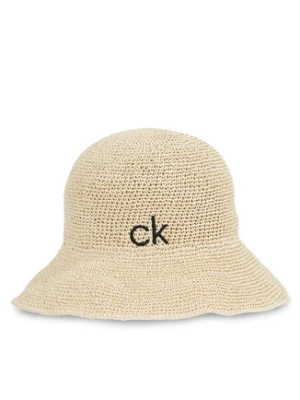 Calvin Klein Kapelusz Wide Brim Straw Bucket Hat K60K612914 Beżowy