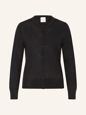 Calvin Klein Kardigan Z Wełny Merino schwarz