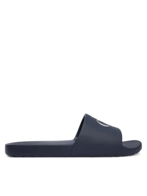Calvin Klein Klapki 3 Slide Molded Eva HM0HM02335 Granatowy