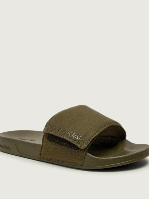 Calvin Klein Klapki zielony