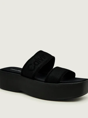 Calvin Klein Klapki czarny