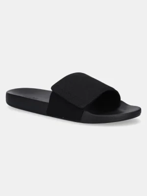 Calvin Klein klapki ADJ POOL SLIDE CANVAS LOGO męskie kolor czarny HM0HM01749