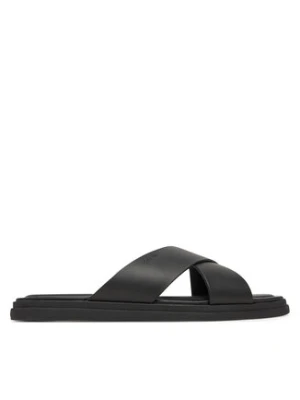Calvin Klein Klapki Criss Cross Sandal HM0HM01737 Czarny