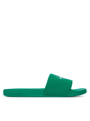 Calvin Klein Klapki Ess Slide Cv YM0YM01393 Zielony