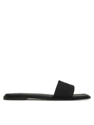 Calvin Klein Klapki Flat Slide - He HW0HW02378 Czarny