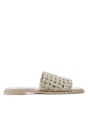 Calvin Klein Klapki Flat Slide Latt HW0HW02143 Beżowy