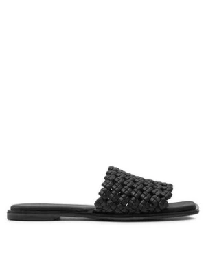 Calvin Klein Klapki Flat Slide Latt HW0HW02143 Czarny