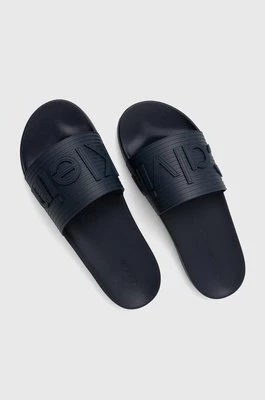 Calvin Klein klapki HM0HM01519 męskie kolor granatowy POOL SLIDE