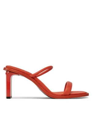 Calvin Klein Klapki Padded Curved Stil Slide 70 HW0HW01992 Czerwony