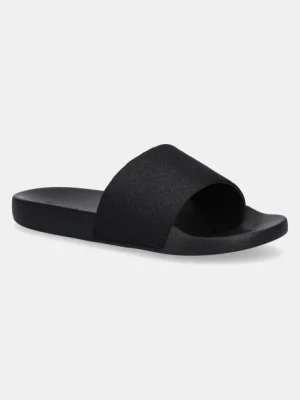 Calvin Klein klapki POOL SLIDE - JACQ damskie kolor czarny HW0HW02420